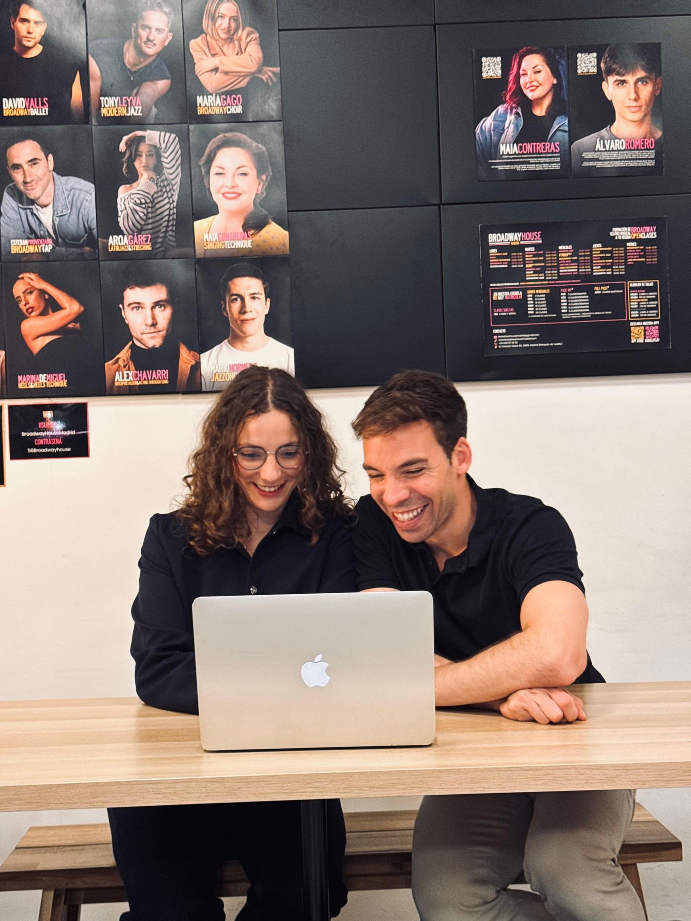Marta y Enric Marimon trabajando en Broadway House
